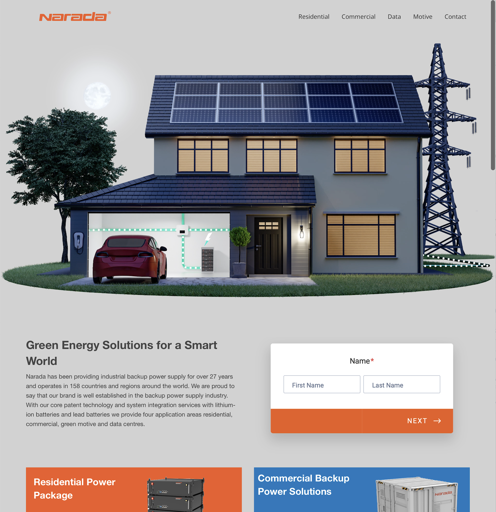 The New Narada Europe Website