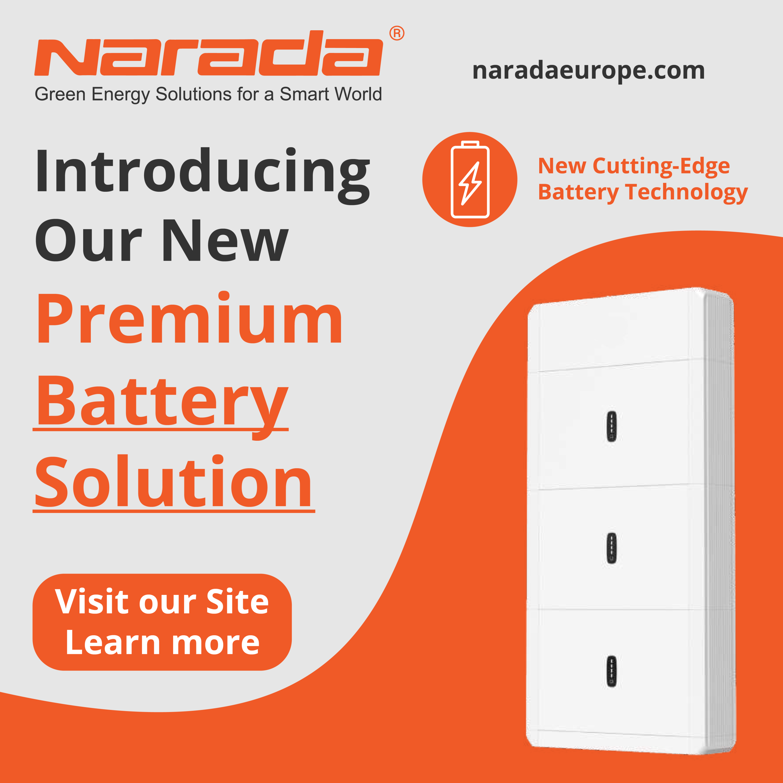 Narada Europe’s New Premium Residential Battery Solution