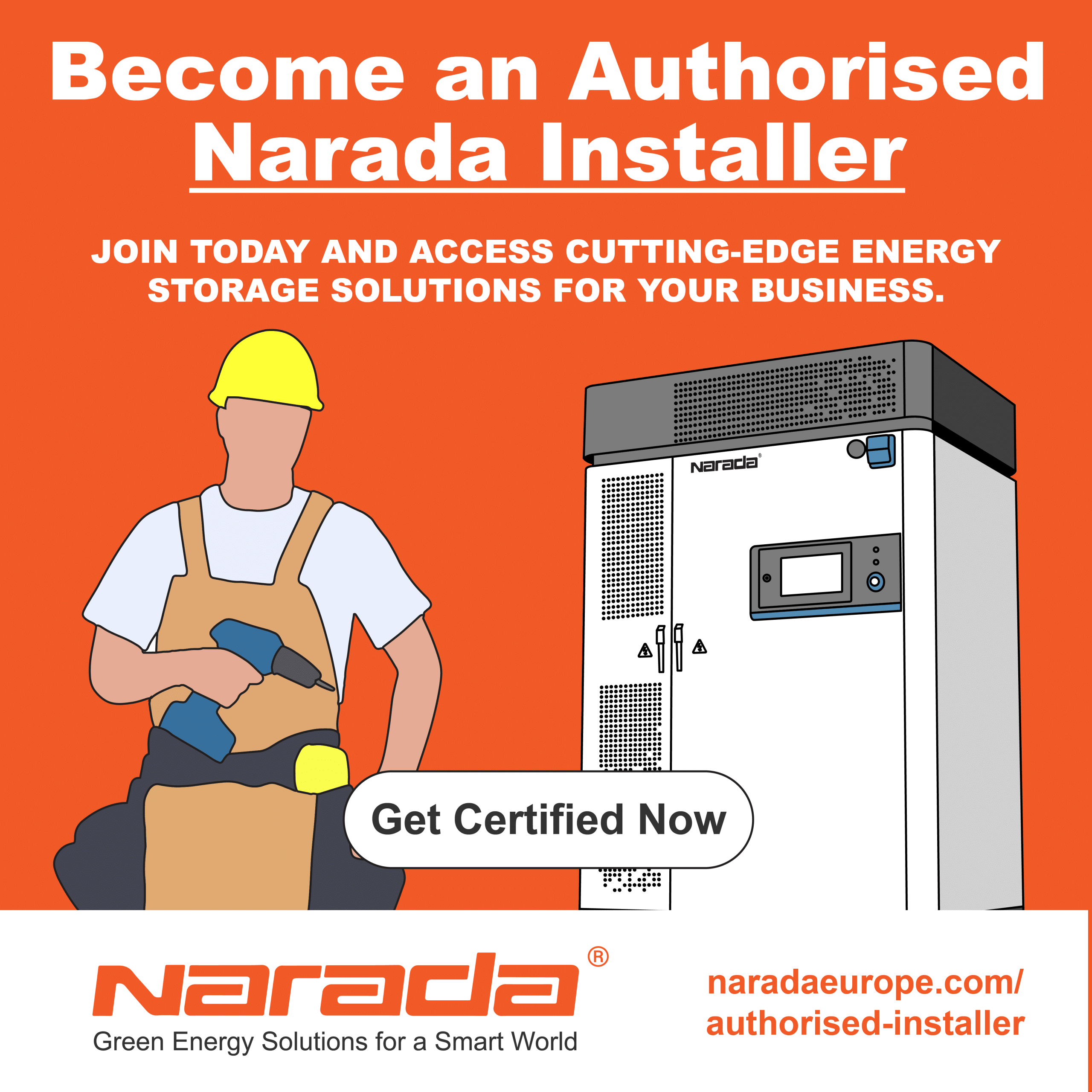 Get Certified and Start Delivering World-Class Energy Storage Products to Your Clients.