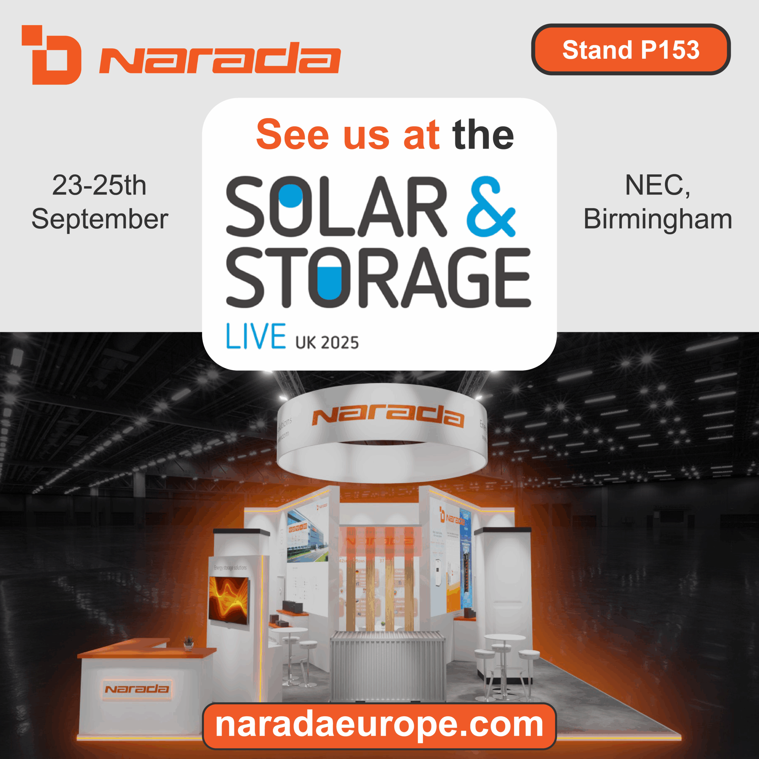 See Our Stand at the Solar & Storage Show 2025!